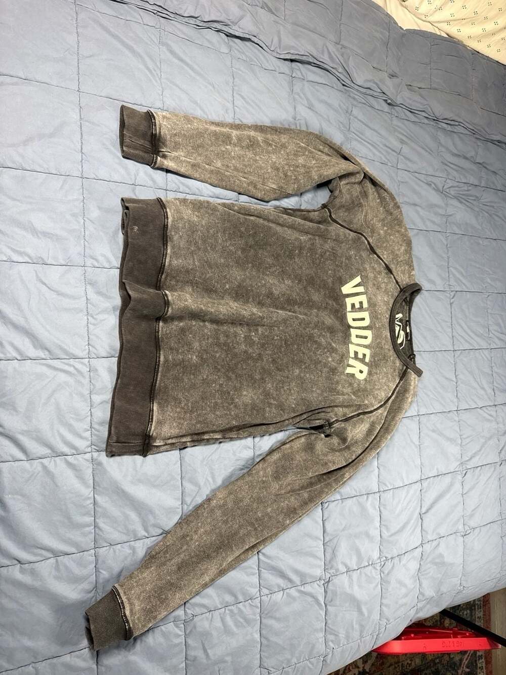 Eddie Vedder Official Tour Merch 'VEDDER' Crewneck Sweatshirt size 2XL